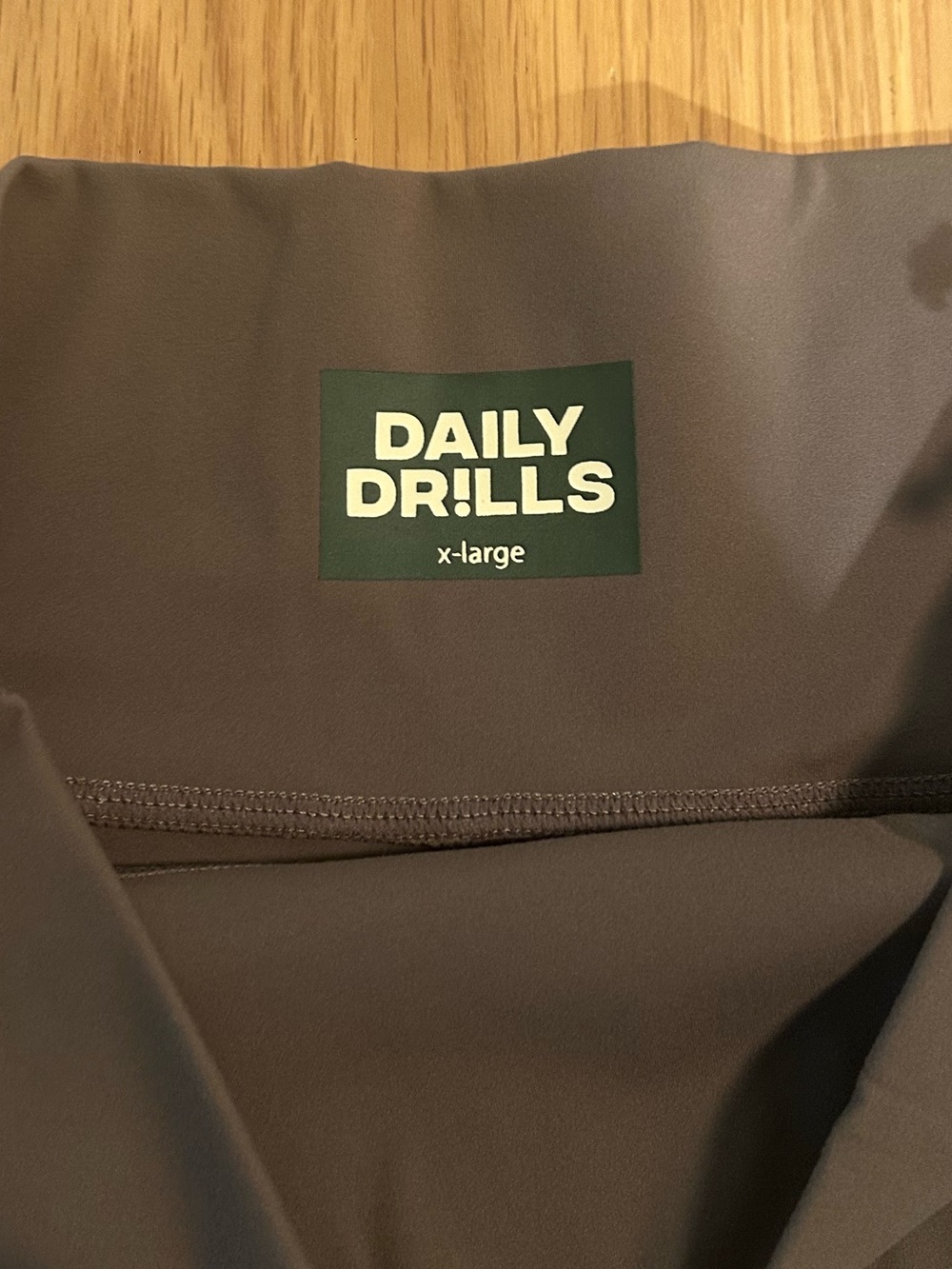 Daily Drills x Driscoll's Layered Bra & Shortie Shorts - Mocha + Gingham XL NWT - Picture 10 of 16
